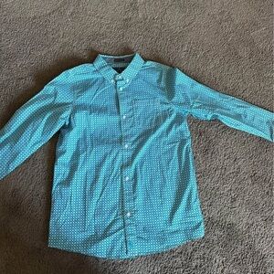Kids Blue Button Down Shirt
